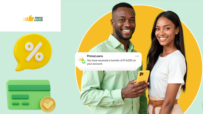 PrimeLoans South Africa: Fast, Safe and 100% Online